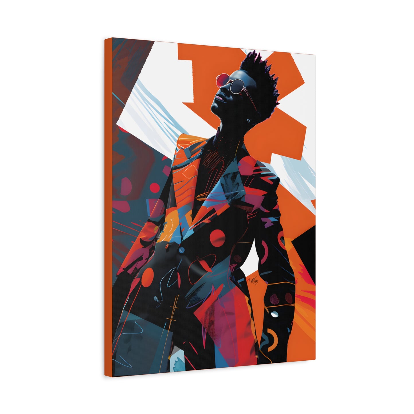 Fashion Is King Afrocentric Black Art Canvas Wall Print