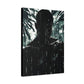 Rainy Days Aren't That Bad Afrocentric Black Man Art Canvas Wall Print