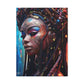 Princess Of The Past and Future Afrocentric Afrofuturism Abstract Black Artwork Canvas Wall Print