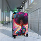 It's Going To Be A Good Day Black Woman Art Hardshell Hardside Lockable Spinner Suitcase