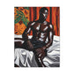 Good Morning Afrocentric Black Artwork Canvas Wall Print