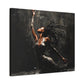Dance In The Dark Afrocentric Black Woman Art Canvas Wall Print