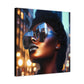 I Am A Diva Black Woman Afrocentric Art Canvas Wall Print