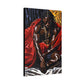 Thoughts And Desires Afrocentric Black Artwork Canvas Wall Print