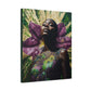 Blooming With Beauty Afrocentric Black Woman Inspirational Spiritual Art Canvas Wall Print