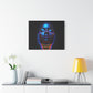 My Future Is Brighter Than The Darkness Black Woman Art Canvas Wall Print