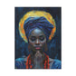 Sunset Relaxation Afrocentric Black Woman Spiritual Art Canvas Wall Print