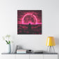 It Rises in the East Afrocentric Black Woman Abstract Art Canvas Wall Print