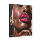 Let Me Tell You A Secret Afrocentric Black Woman Art Canvas Wall Print