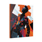 Fashion Is King Afrocentric Black Art Canvas Wall Print