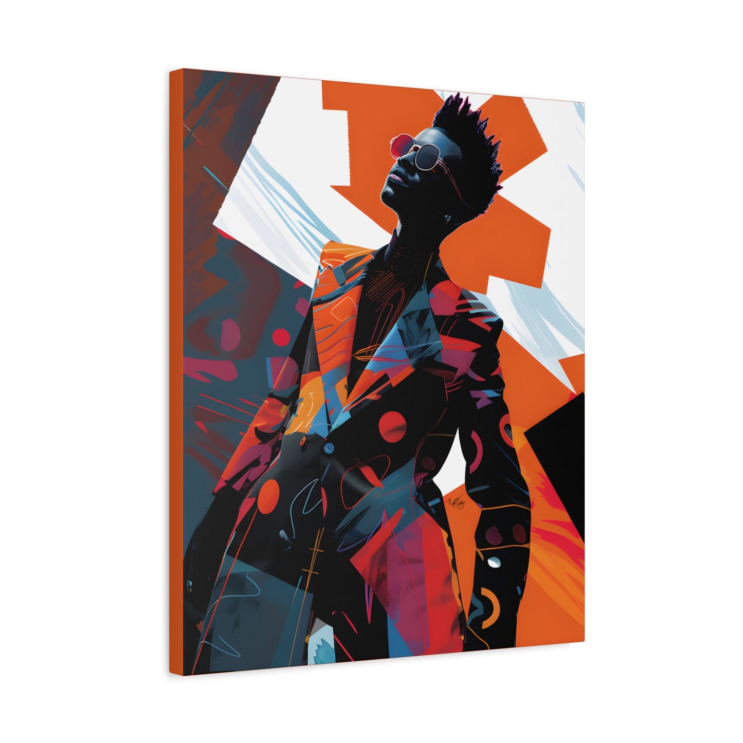 Fashion Is King Afrocentric Black Art Canvas Wall Print