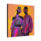 You Know We're Fly Afrocentric Black Abstract Art Canvas Wall Print