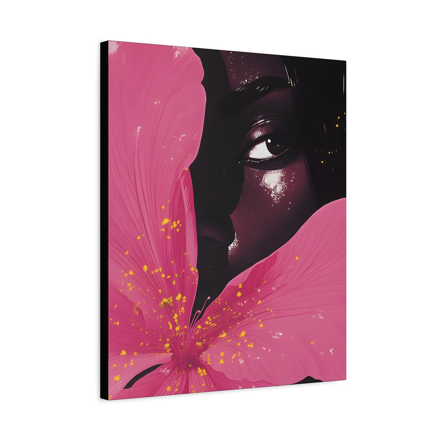 Beautiful Secrets Afrocentric Black Woman Art Canvas Wall Print - Xtreme Shopper