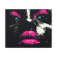 Anticipation Black Woman Art Canvas Wall Print