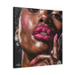 Let Me Tell You A Secret Afrocentric Black Woman Art Canvas Wall Print
