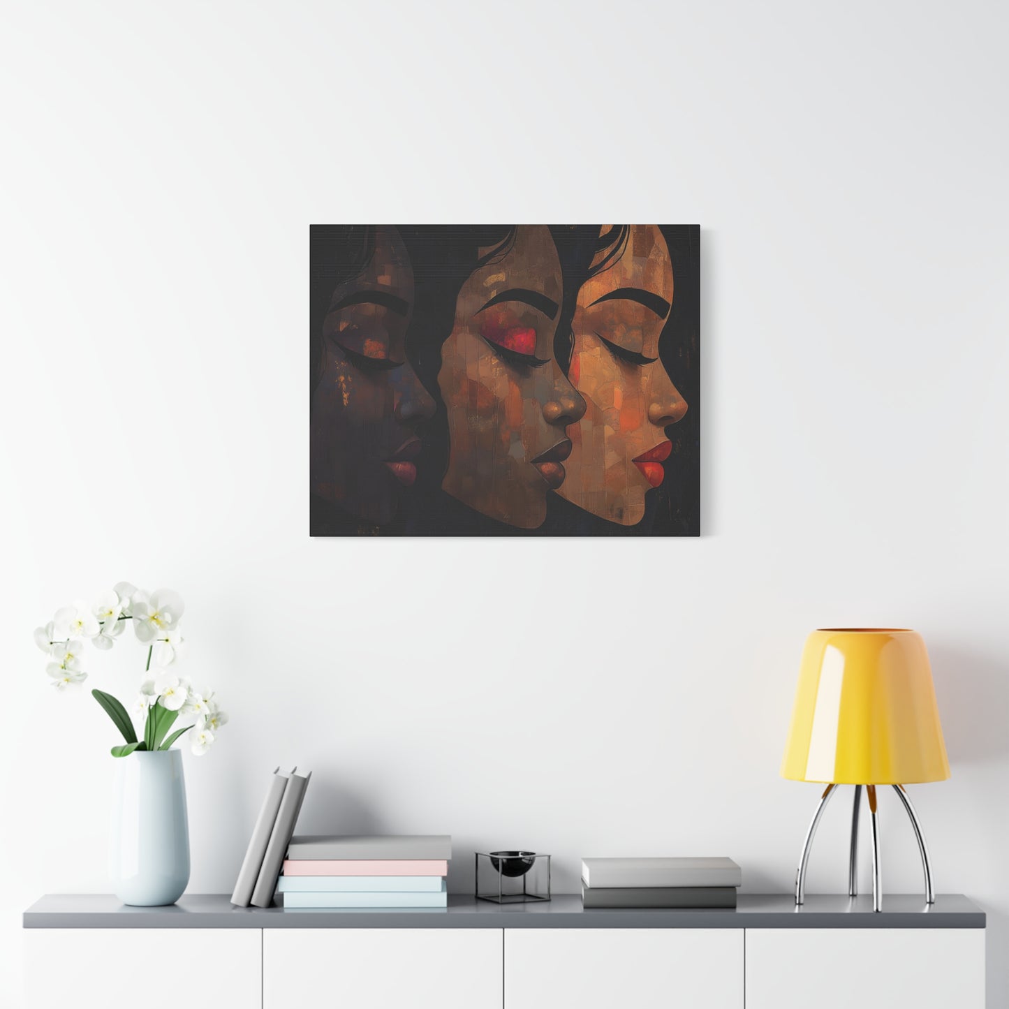 Shades Of Beauty Black Woman Art Canvas Wall Print - Xtreme Shopper
