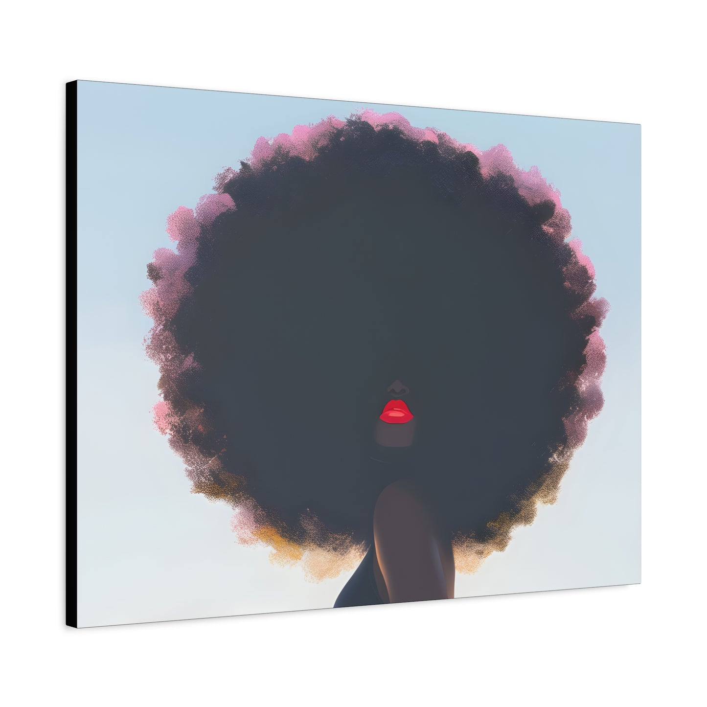 I Am That Chick Afrocentric Black Woman Abstract Fantasy Art Canvas Wall Print - Xtreme Shopper