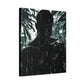 Rainy Days Aren't That Bad Afrocentric Black Man Art Canvas Wall Print
