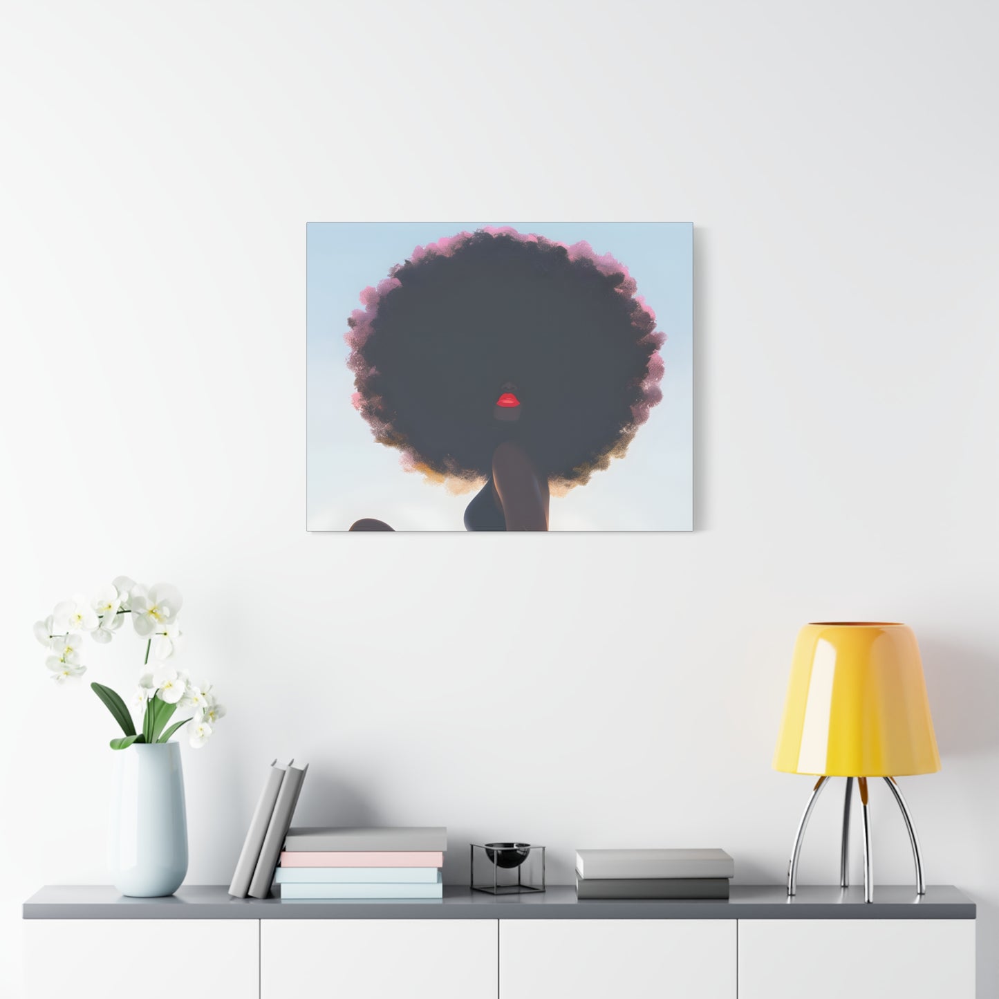 I Am That Chick Afrocentric Black Woman Abstract Fantasy Art Canvas Wall Print - Xtreme Shopper