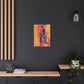 So Cool Afrocentric Black Man Abstract Art Canvas Wall Print