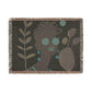 Abstract Chillin' Afrocentric Black Woman Abstract Art Woven Throw Blanket