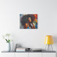 Beauty As Purpose Afrocentric Black Woman Art Canvas Wall Print