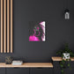 This Pink Is A Mood Afrocentric Black Woman Art Canvas Wall Print