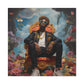 SurrealFlyism Afrocentric Black Man Art Canvas Wall Print