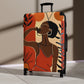 So Chill Abstract Black Woman Art Hardshell Hardside Lockable Spinner Suitcase