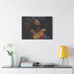 Euphoria Afrocentric Black Woman Abstract Art Canvas Wall Print