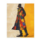 I Am Fashion Forward Afrocentric Black Man Abstract Art Canvas Wall Print