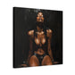 At The End Of The Day Afrocentric Black Woman Art Canvas Wall Print
