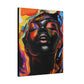 Yes Afrocentric Black Woman Art Canvas Wall Print