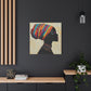 Regal Thoughts Afrocentric Black Woman Art Canvas Wall Print