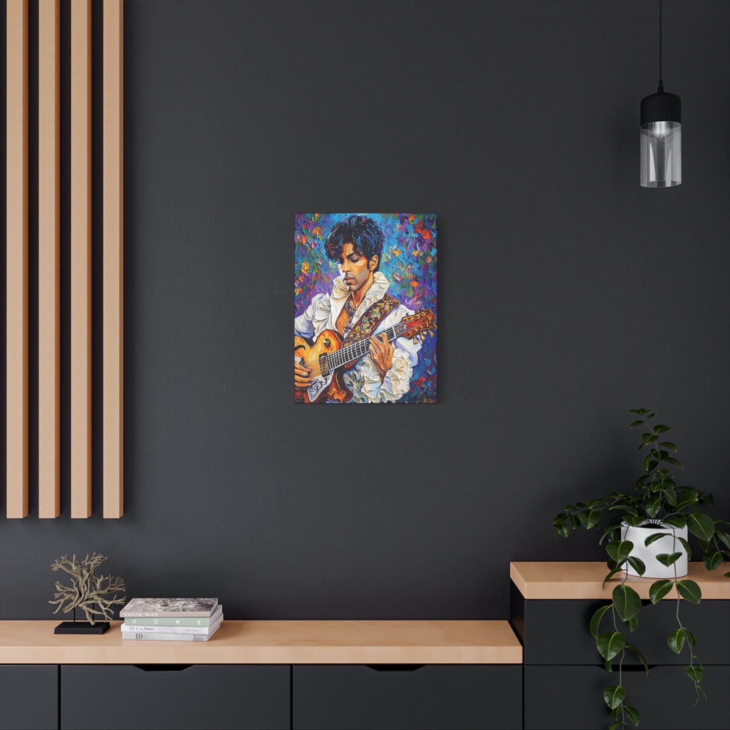 Prince The Artist Afrocentric Black Man Art Canvas Wall Print