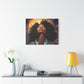 Please Deliver Me Peace The Moment Afrocentric Black Woman Spiritual Art Canvas Wall Print