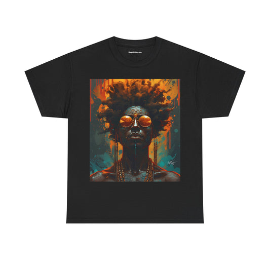 I'm Just Cool Black Man Afrocentric Surreal Groovy Art Unisex Heavy Cotton Tee T-Shirt