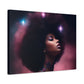 An Afrocentric Universe Fantasy Black Woman Canvas Wall Print