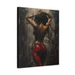 Private Dancer Afrocentric Black Woman Art Canvas Wall Print