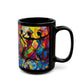 Club Trio Black Art Coffee Mug