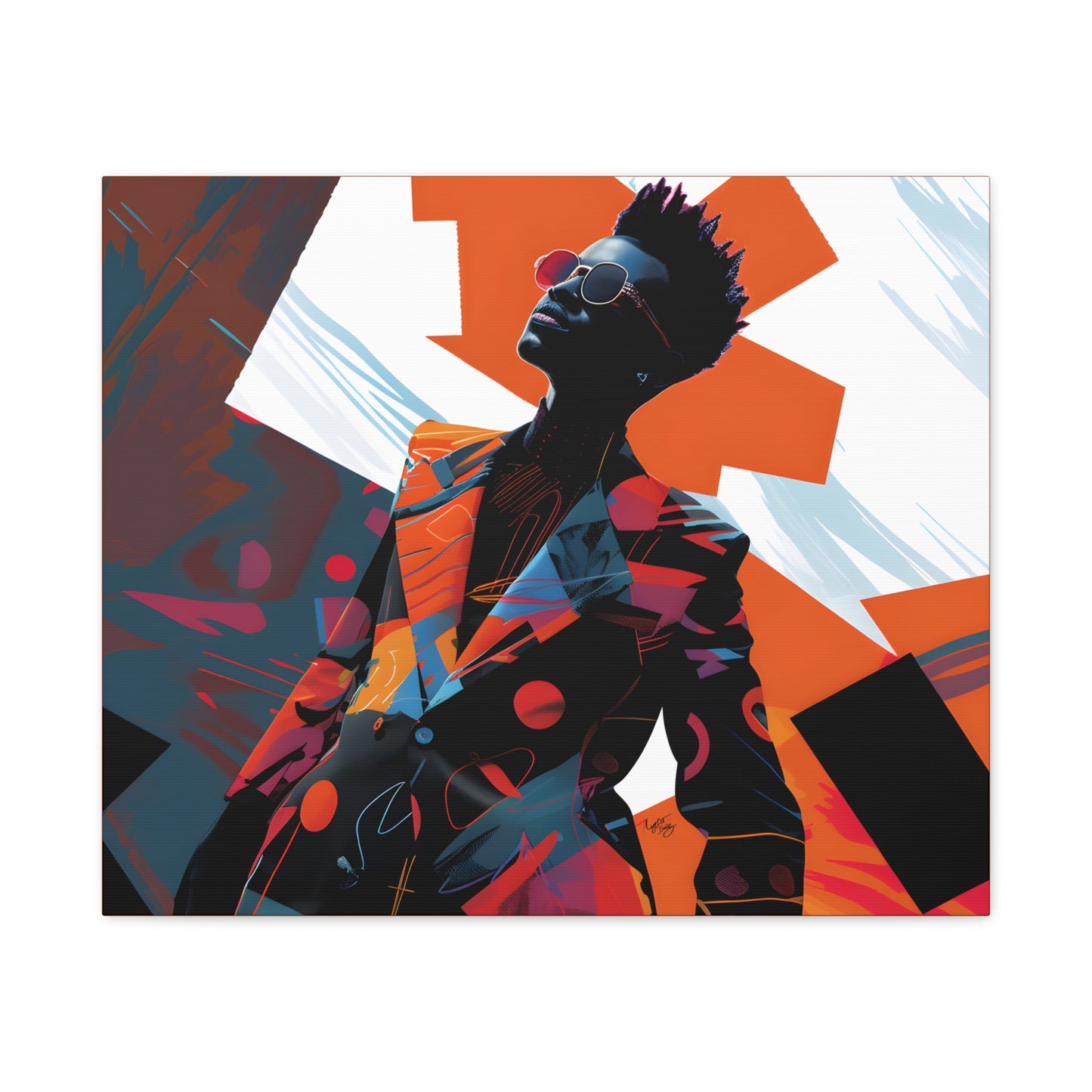 Fashion Is King Afrocentric Black Art Canvas Wall Print