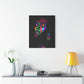 Original Makeup Black Woman Art Canvas Wall Print