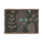 Abstract Chillin' Afrocentric Black Woman Abstract Art Woven Throw Blanket