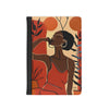 Evening At Home Vegan Leather Black Art RFID Blocking Passport Cover