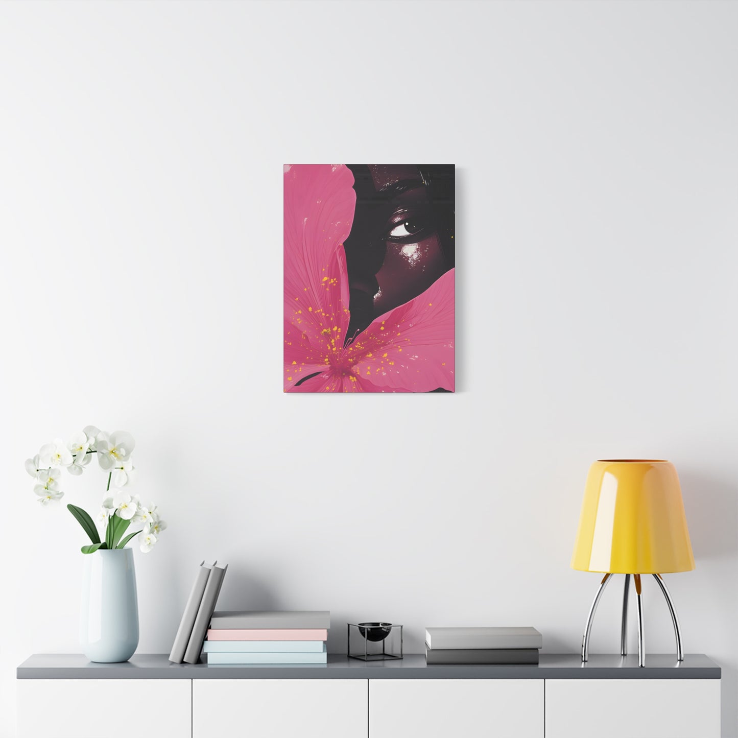 Beautiful Secrets Afrocentric Black Woman Art Canvas Wall Print - Xtreme Shopper