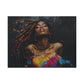 Euphoria Afrocentric Black Woman Abstract Art Canvas Wall Print - Xtreme Shopper