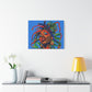 I'm Feeling It Afrocentric Black Woman Abstract Art Canvas Wall Print