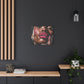 Let Me Tell You A Secret Afrocentric Black Woman Art Canvas Wall Print