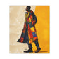 I Am Fashion Forward Afrocentric Black Man Abstract Art Canvas Wall Print