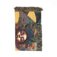 Everything About Me Black Woman Art Woven Throw Blanket